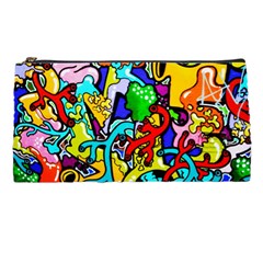 Graffiti Abstract With Colorful Tubes And Biology Artery Theme Pencil Cases by genx