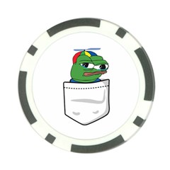 Apu Apustaja Crying Pepe The Frog Pocket Tee Kekistan Poker Chip Card Guard by snek