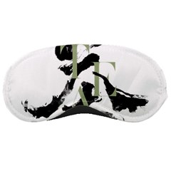 Tea Calligraphy Sleeping Masks by EMWdesign