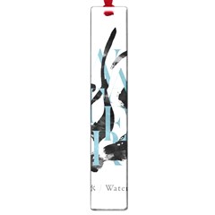 Water Calligraphy  Large Book Marks by EMWdesign