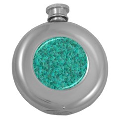 Turquoise Round Hip Flask (5 Oz) by LalaChandra