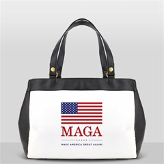 Maga Make America Great Again With Usa Flag Oversize Office Handbag by snek