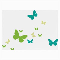 Butterfly Large Glasses Cloth (2-side) by Mariart