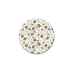 Coffee Beans Vector Golf Ball Marker by Mariart