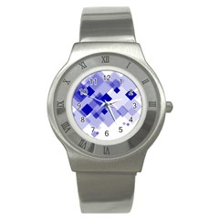 Geometric Stainless Steel Watch by JezebelDesignsStudio