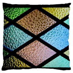 Stained Glass Soul Standard Flano Cushion Case (two Sides) by WensdaiAmbrose