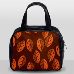 Pattern Leaf Plant Classic Handbag (two Sides) by Mariart