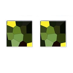 Mosaic Structure Background Tile Cufflinks (square) by Pakrebo