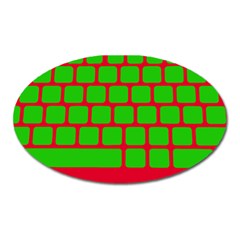 Keyboard Keys Computer Input Pc Oval Magnet by Pakrebo