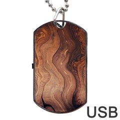 Pattern Background Structure Dog Tag Usb Flash (one Side) by Pakrebo