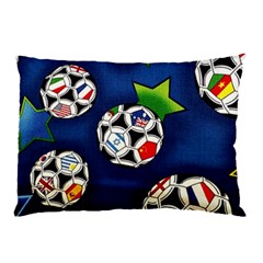 Textile Football Soccer Fabric Pillow Case by Pakrebo