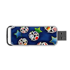 Textile Football Soccer Fabric Portable Usb Flash (two Sides) by Pakrebo