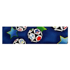 Textile Football Soccer Fabric Satin Scarf (oblong) by Pakrebo