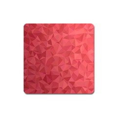 Triangle Background Abstract Square Magnet by Mariart