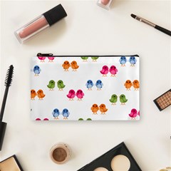 Pattern Birds Cute Cosmetic Bag (small) by Mariart