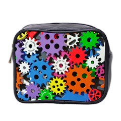 The Gears Are Turning Mini Toiletries Bag (two Sides) by WensdaiAmbrose