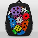 The Gears Are Turning Backpack Bag Front