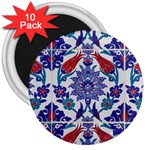 Art Artistic Ceramic Colorful 3  Magnets (10 pack)  Front