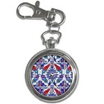 Art Artistic Ceramic Colorful Key Chain Watches Front