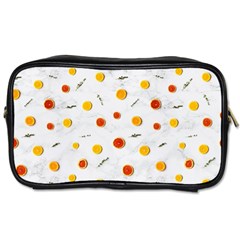 Citrus Thyme Toiletries Bag (two Sides) by WensdaiAmbrose