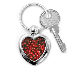 Cherries Jubilee Key Chains (heart)  by WensdaiAmbrose