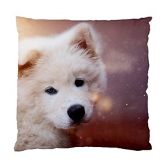 Puppy Love Standard Cushion Case (two Sides) by WensdaiAmbrose