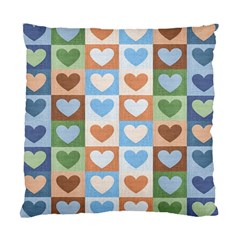 Hearts Aplenty Standard Cushion Case (two Sides) by WensdaiAmbrose