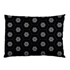 Geometric Pattern - Black Pillow Case (two Sides) by WensdaiAmbrose