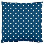 Polka Dot - Turquoise  Standard Flano Cushion Case (One Side) Front