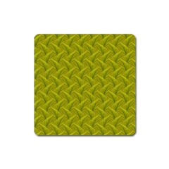 Autumn Leaves Pattern Square Magnet by LoolyElzayat