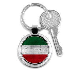 Flag Patriote Quebec Patriot Red Green White Grunge Separatism Key Chains (round)  by Quebec