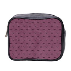 Plum Bow Design Mini Toiletries Bag (two Sides) by WensdaiAmbrose