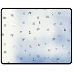 Simple Minimal Shapes Brushes Design Fleece Blanket (medium)  by LoolyElzayat