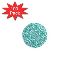 Colorful Abstract Print Pattern 1  Mini Magnets (100 Pack)  by dflcprintsclothing