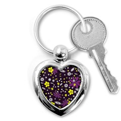 Buttercups & Violets Key Chains (heart)  by WensdaiAmbrose