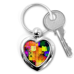 Too Square, Don t Care  Key Chains (heart)  by WensdaiAmbrose