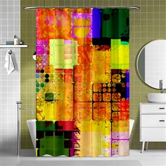 Too Square, Don t Care  Shower Curtain 48  X 72  (small)  by WensdaiAmbrose