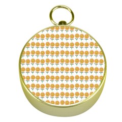 Sunflower Wrap Gold Compasses by Mariart