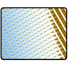 Diagonal Seamless Line Design Fleece Blanket (medium)  by LoolyElzayat