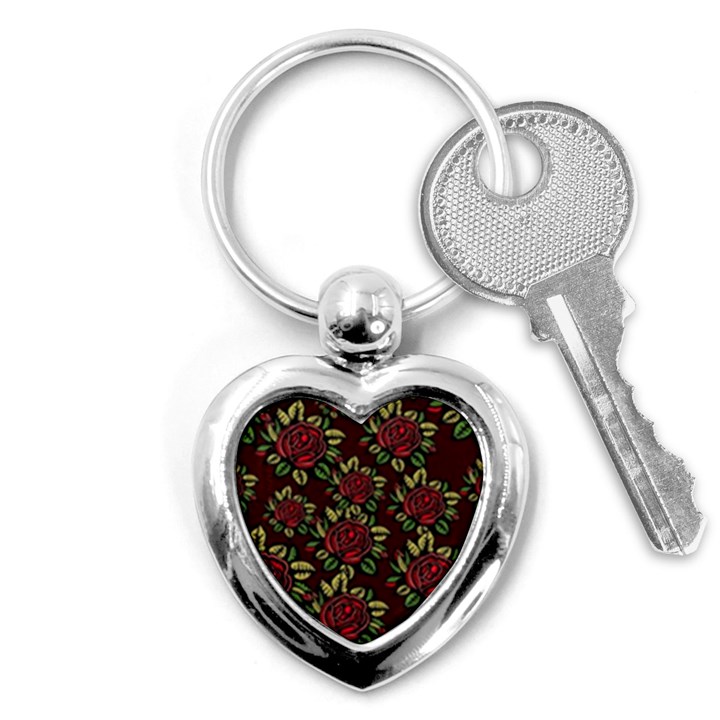 Roses Red Key Chains (Heart) 