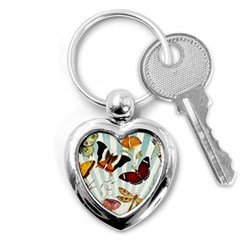 My Butterfly Collection Key Chains (heart)  by WensdaiAmbrose