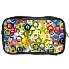 Pattern Background Abstract Color Toiletries Bag (two Sides) by Pakrebo