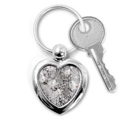 Blossoming Through The Snow Key Chains (heart)  by WensdaiAmbrose