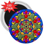 Background Image Pattern 3  Magnets (100 pack) Front