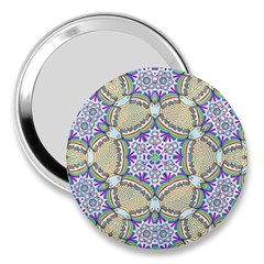 Ornament Kaleidoscope 3  Handbag Mirrors by Pakrebo