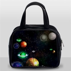 Galactic Classic Handbag (two Sides) by WensdaiAmbrose