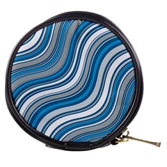 Blue Wave Surges On Mini Makeup Bag by WensdaiAmbrose