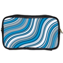 Blue Wave Surges On Toiletries Bag (two Sides) by WensdaiAmbrose