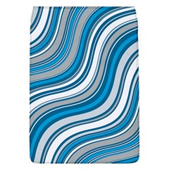 Blue Wave Surges On Removable Flap Cover (l) by WensdaiAmbrose