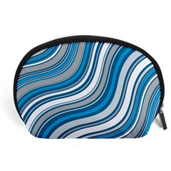 Blue Wave Surges On Accessory Pouch (large) by WensdaiAmbrose